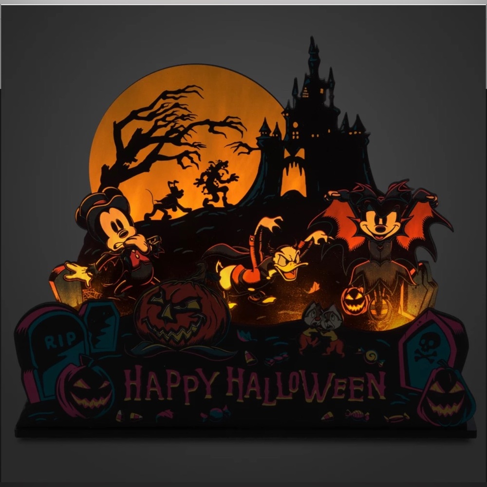 Disney Parks Halloween Mickey and Friends Decor Light Up - Picture 1 of 11
